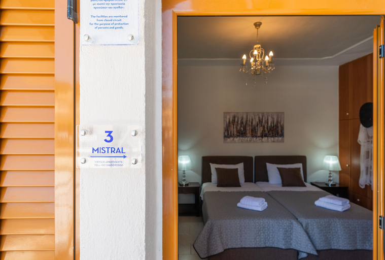 Bedroom 4, Virvilis Apartments, Epirus