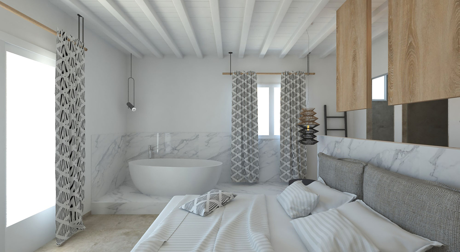 Bathroom 5, Apiro Mykonos, South Aegean