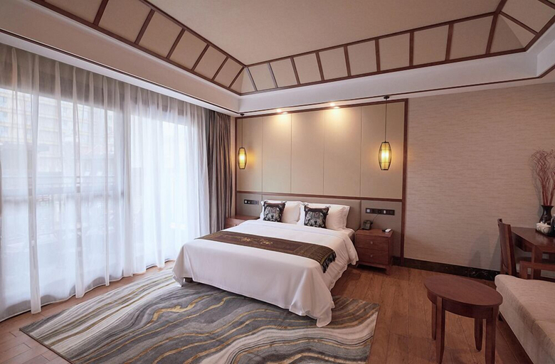 Bedroom 2, Xishuangbana Yunshangpin Hotel, Xishuangbanna Dai