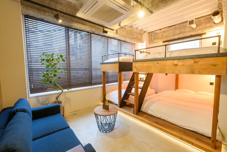 Bedroom 1, mizuka Daimyo 2 - unmanned hotel -, Fukuoka