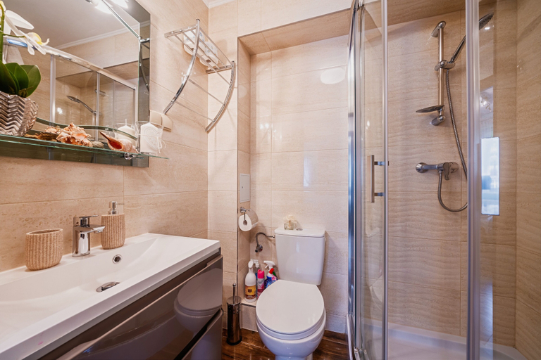Bathroom, Apartament Dworzec Tatrzański, Tatra