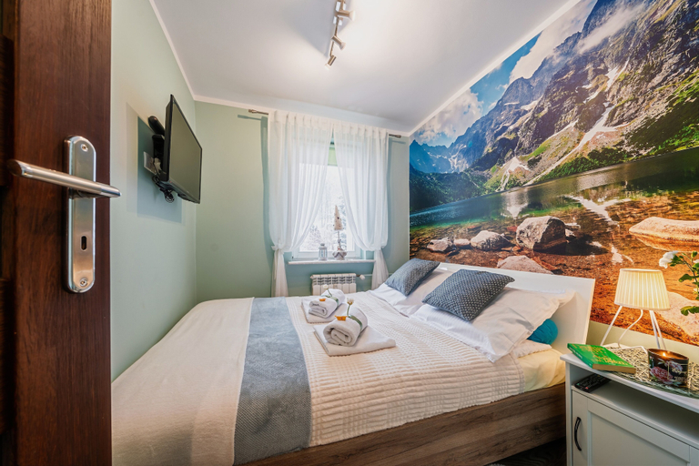 Bedroom 3, Apartament Dworzec Tatrzański, Tatra
