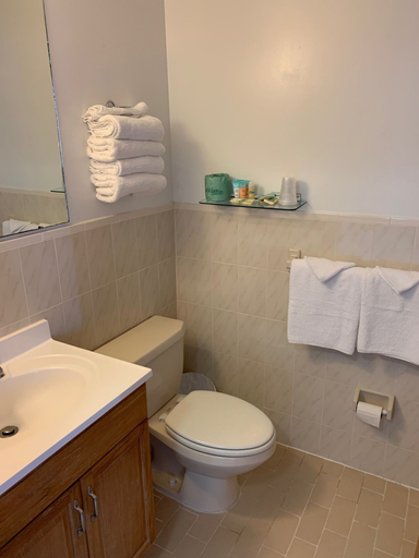 Bathroom 4, Roman Holiday Motel, Cape May