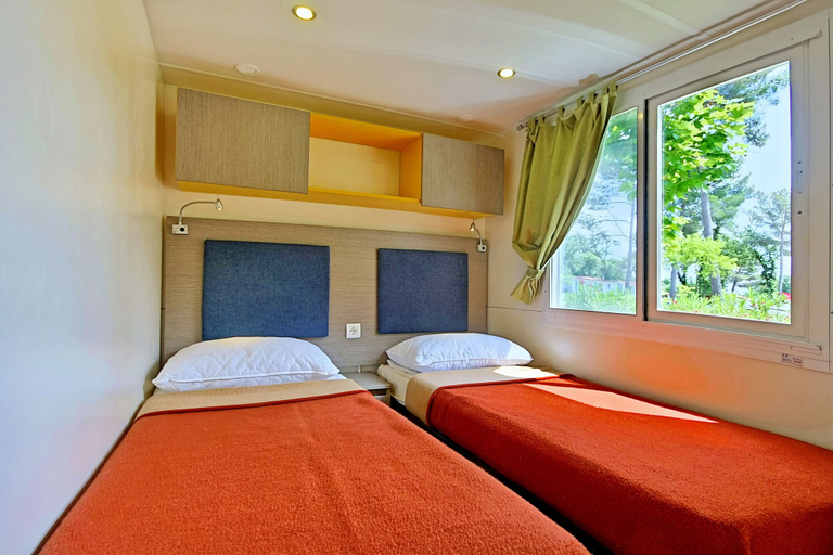 Bedroom 2, Camping Adria Mobile Homes in Brioni, Pula