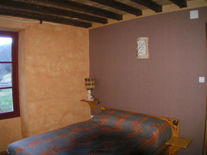 Bedroom 2, Chambres d'Hotes Ecogite du Mas de Trape, Pyrénées-Orientales