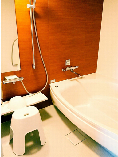 Bathroom 3, Wires Hotel, Naha
