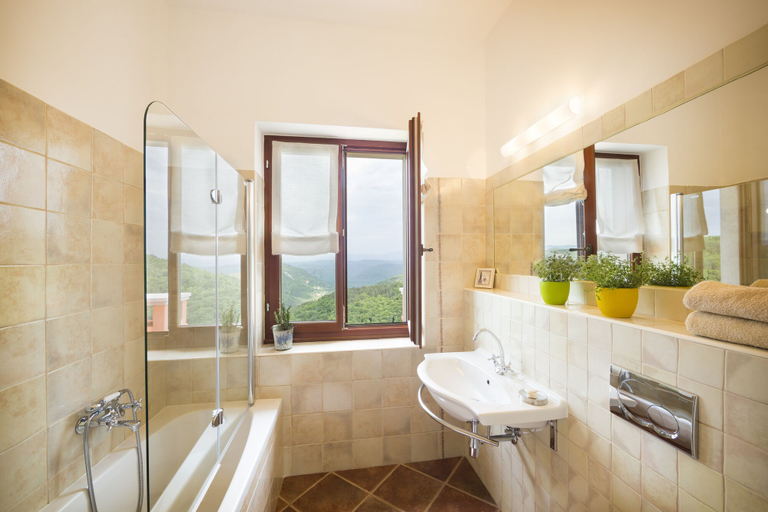 Bathroom, Villa Palazzo Angelica, Oprtalj