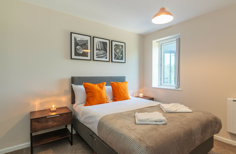 Bedroom 3, Approved Serviced Apartments Park Rise, Manchester
