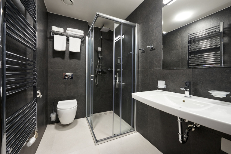 Bathroom 3, Hotel Queens, Cheb