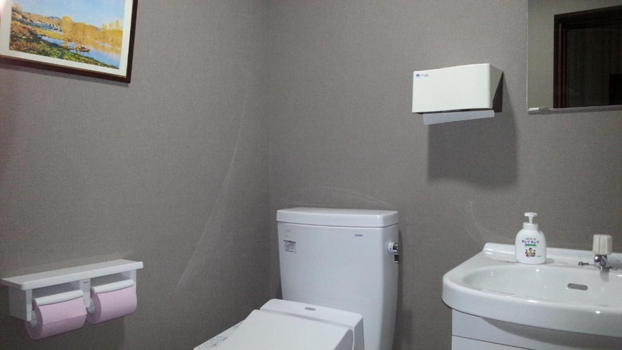 Bathroom 4, Onsen Business Hotel Fukiya, Gero