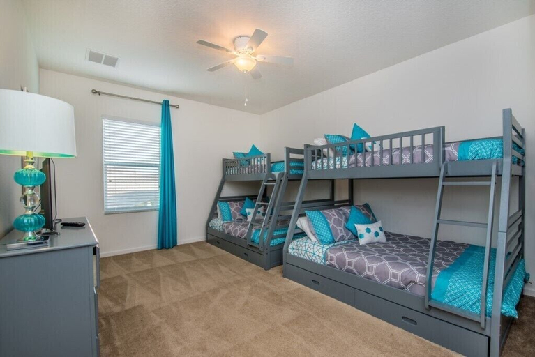Bedroom 2, 6 Bed 5 Ba Villa with Games & Pool, Polk