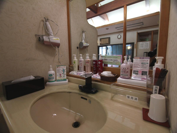 Bathroom, Tsukioka Onsen Yuasobi Yado Akebono, Shibata
