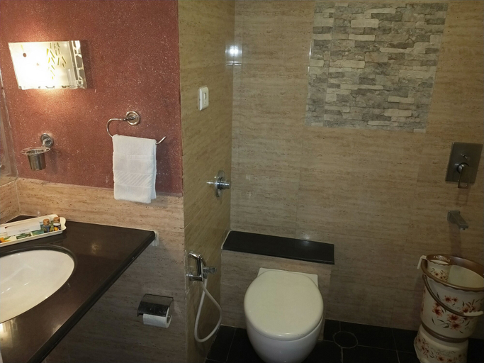 Bathroom 3, Hotel Venkatesh International, Raipur