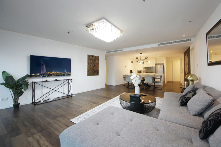 Living area 4, 3 Bedroom Apartment in D1 Tower, Dubai