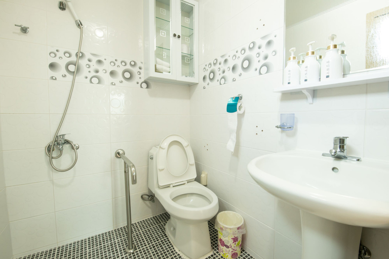 Bathroom 4, Lionhill Pension, Seogwipo