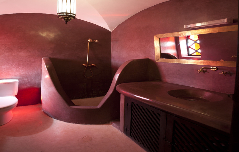 Bathroom 4, Riad Le Rubis, Marrakech