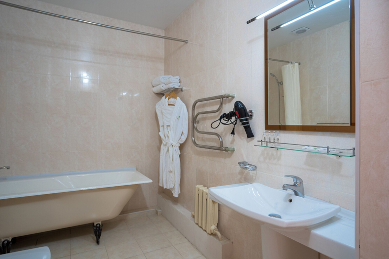 Bathroom 3, Navat Hotel, Bishkek