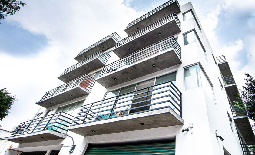 Front of property 3, Brand New Park Front Terrace Apartment, Mexico City