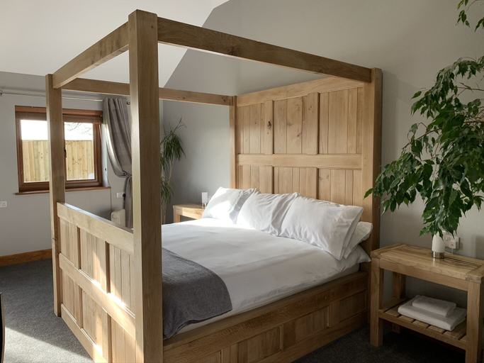 Bedroom 3, Abbey View Cottage - Scandi Spa Hot Tub, Somerset