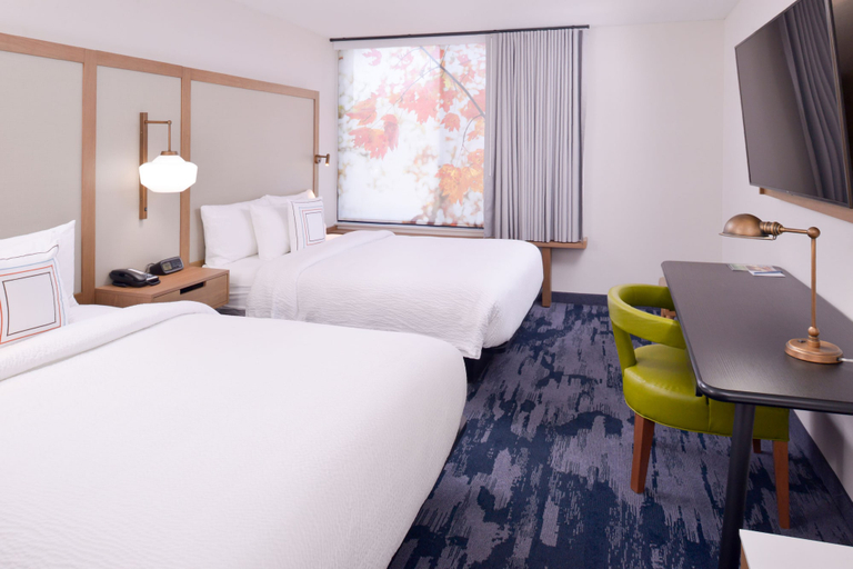 Bedroom 2, Fairfield Inn & Suites by Marriott Bakersfield Central, Kern