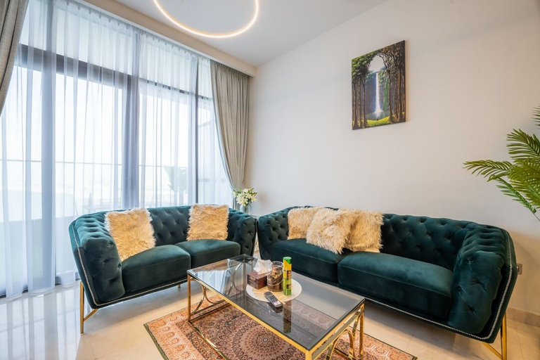 Living area 3, Dramatic Sea View 1 BHK ANWABYFour Apple, Dubai