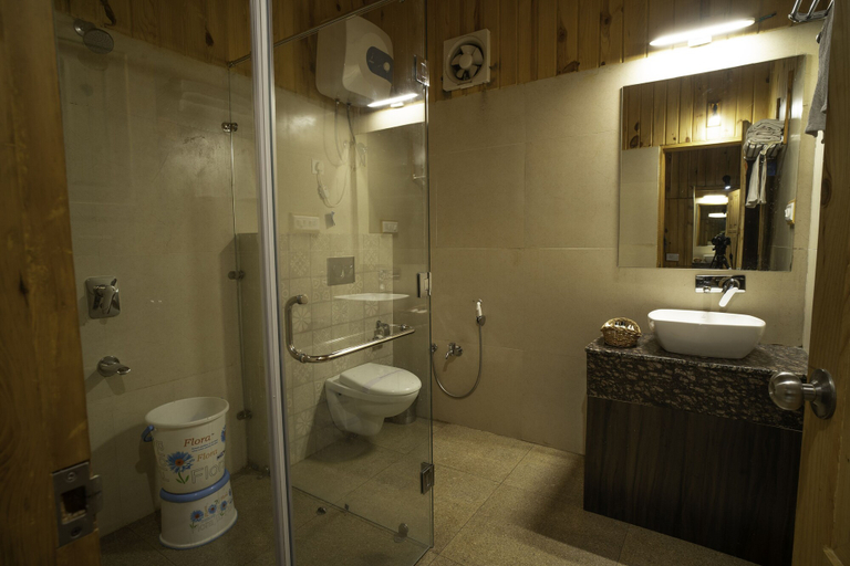 Bathroom 3, The Nature's Green Resort -Bhimtal, Nainital