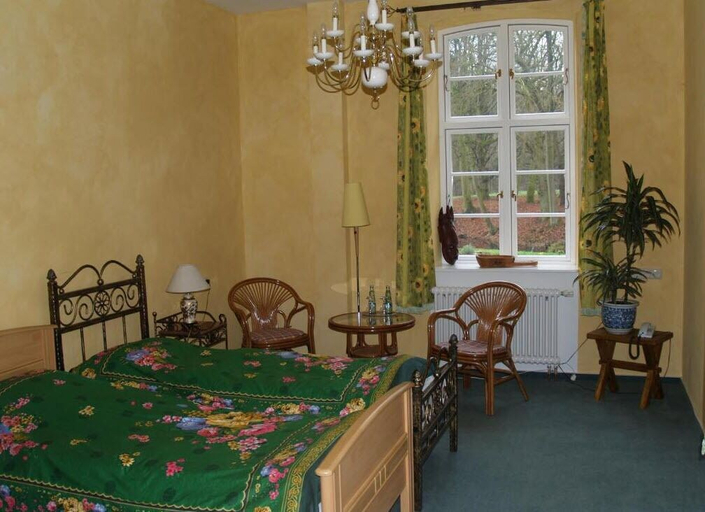 Bedroom 3, Landhaus Schloss Kölzow, Vorpommern-Rügen