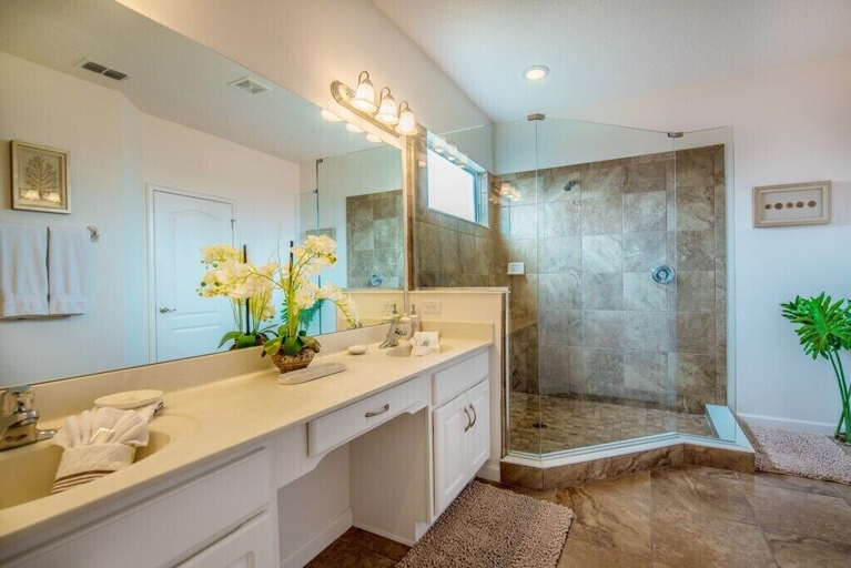 Bathroom 3, 6 Bed 5 Ba Villa with Games & Pool, Polk