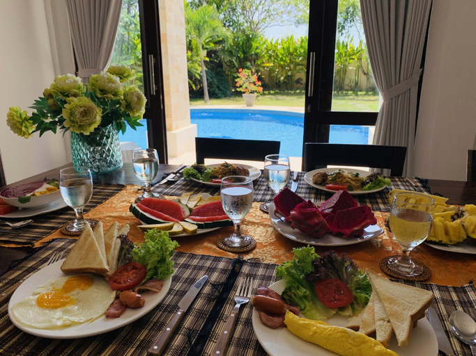 Food & Drinks, Villa Julia, stunning 2 BR with Padi field view, Gianyar