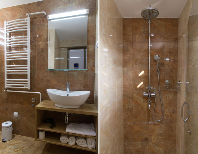 Bathroom, Basco Central Apartment Cloud, Belgrade