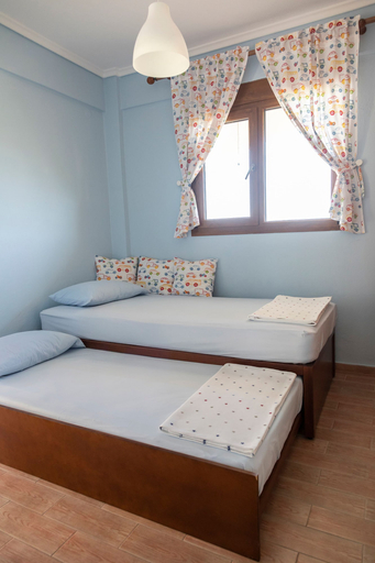 Bedroom 3, halu! Modern Villa w Pool & Tennis, Central Macedonia