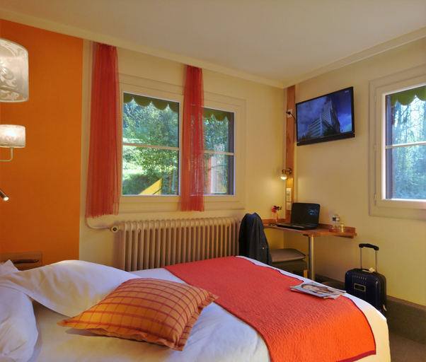 Bedroom 2, Hôtel Auberge du Morge, Savoie