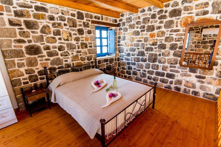 Bedroom 2, Pserimos Villas, South Aegean