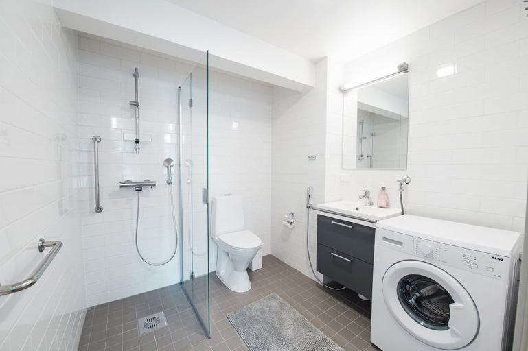 Bathroom 3, Forenom Serviced apartmentsHelsinkiTöölö, Uusimaa