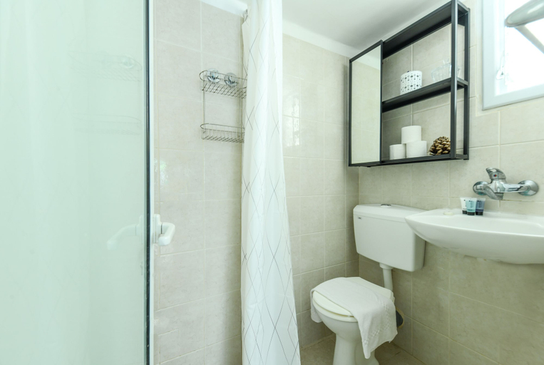 Bathroom, CozyStudio Apt in a vibrant neighborhood