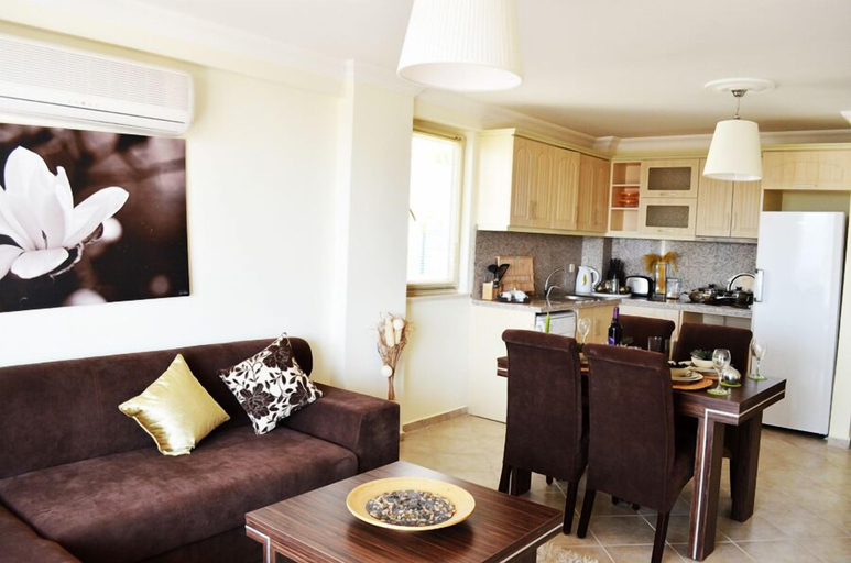 Living area 3, Apartment 2 Bedroom Sea View 10 by Likya Global, Milas