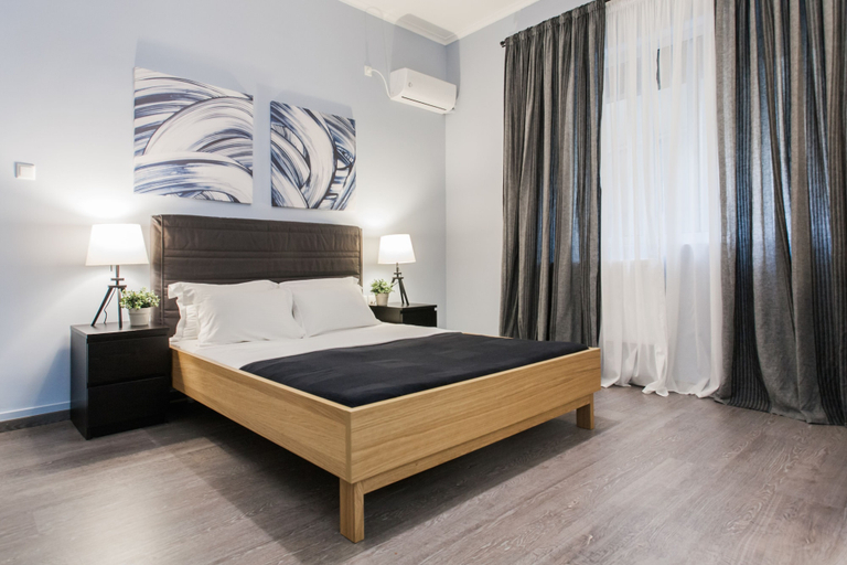 Bedroom 2, Kolonaki 2 Bedroom Apartment by Livin Urbban, Attica