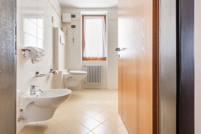 Bathroom 4, Hotel Alpina, Trento