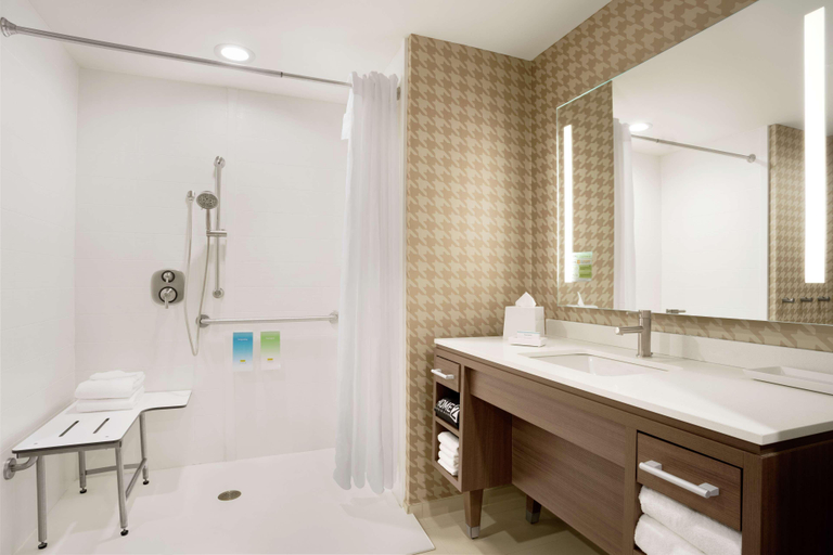 Bathroom 4, Home2 Suites by Hilton Warminster Horsham, Bucks