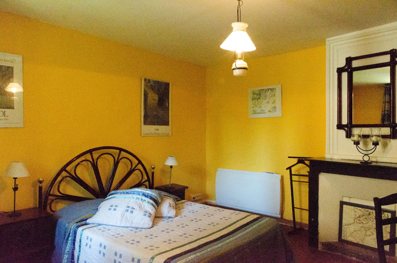 Bedroom 3, MAS ABICOU - chambres d'hôtes, Gard