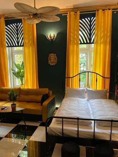 Bedroom, Jungle Apartments II, Środa Śląska