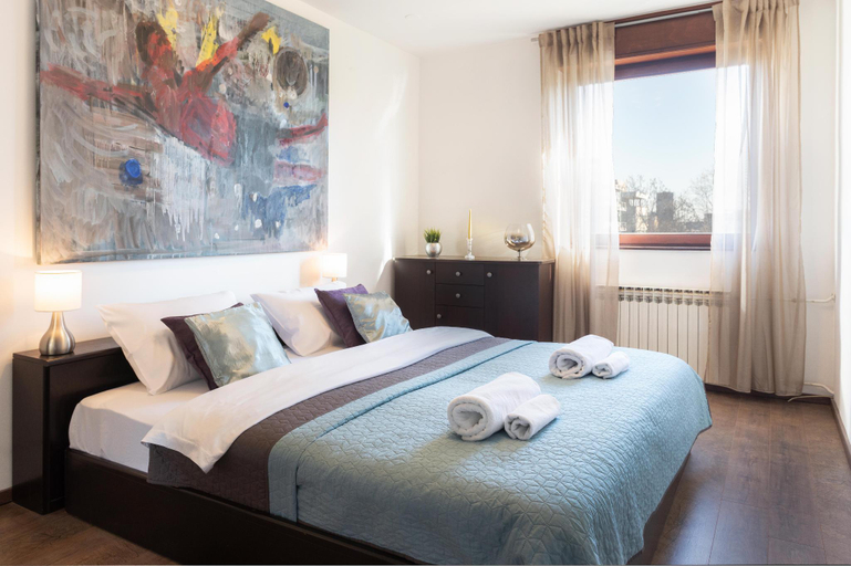 Bedroom 2, Modern Apartment near Faculty of El. Engineering, Zagreb