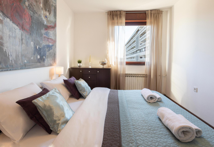 Bedroom 3, Modern Apartment near Faculty of El. Engineering, Zagreb