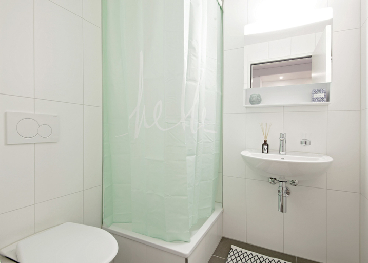 Bathroom, VARIAS Business Apartments, Winterthur