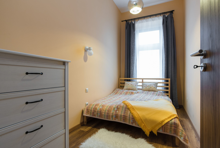 Bedroom, Paulay 7 Apartment I., Budapesti