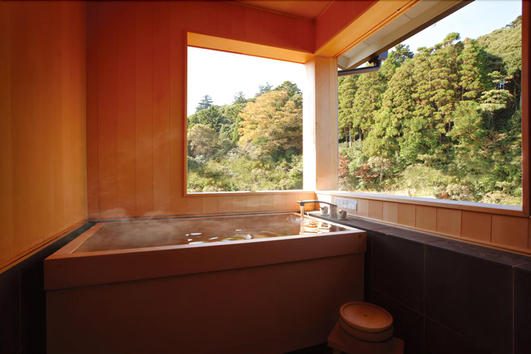 Bathroom 5, Shunsai noYado Ryokusuitei, Kamogawa
