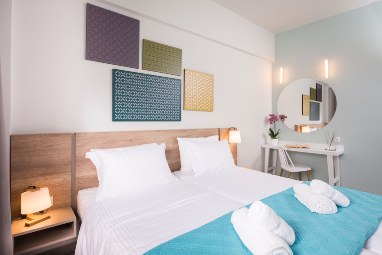 Bedroom 3, Irini Stalos Apartments, Crete