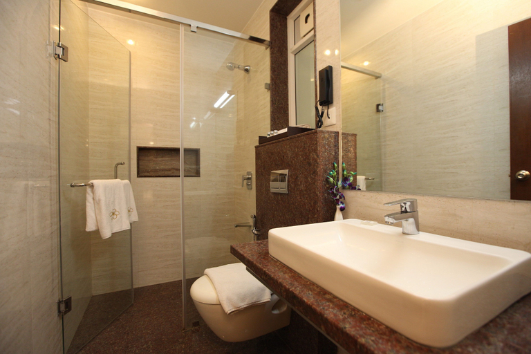 Bathroom 4, Temple Tree Hotel, Bangalore