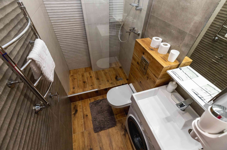 Bathroom 4, More Apartments na Trostnikovoy 35 1, Sochi gorsovet