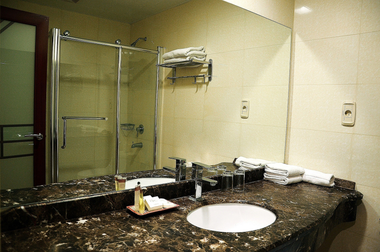 Bathroom 5, Mosaic City Hotel, Madaba